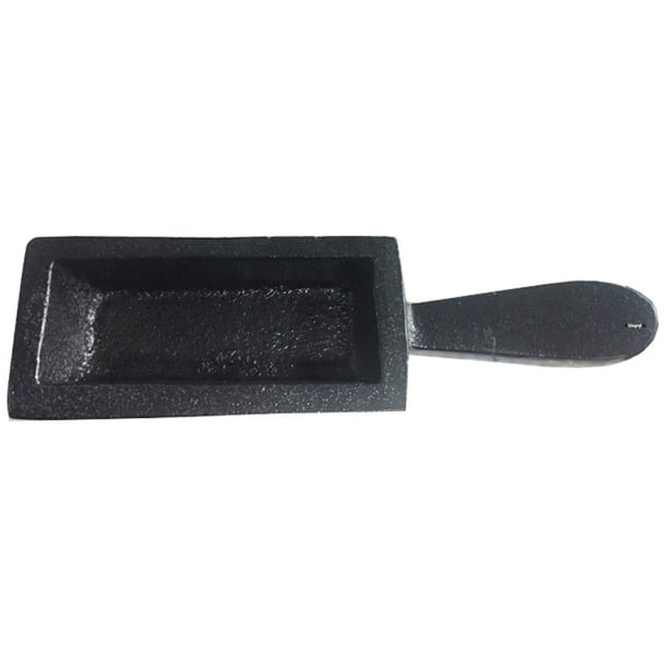 80oz Cast Iron Ingot Mould Silver Gold Bar Foundry Melting Casting Metal 2.4KG